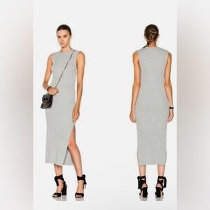 Frame Black Ribbed Knit Sweater Dress Sleeveless Women’s Size XS